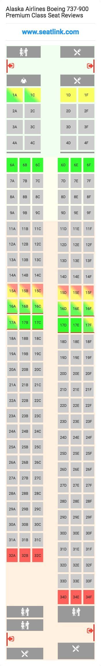 Alaska Airlines Seating Chart 737 900