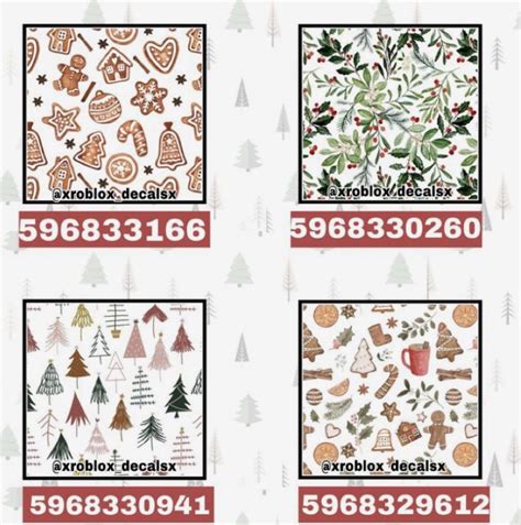 Bloxburg Christmas Wallpaper Codes