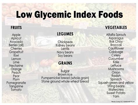 Low Glycemic Foods Low Glycemic Index Foods Low Glycemic Foods