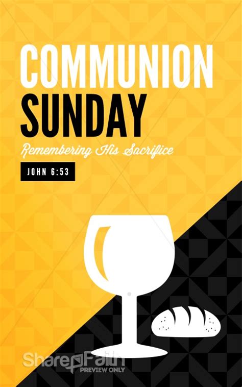 Communion Sunday Remember Ministry Bulletin Communion Prayer Bulletin