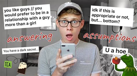 answering your assumptions about me and exposing myself youtube