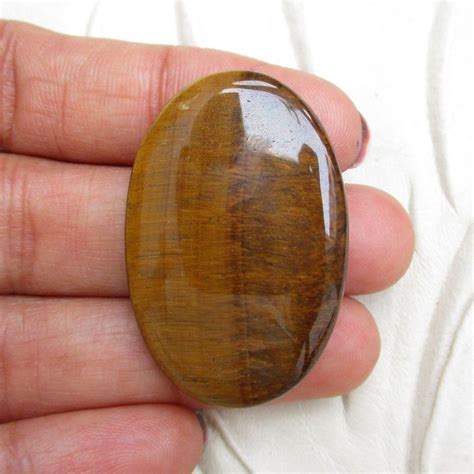 Natural Tiger Eye Cabochon Carat Weight Oval Shape Jewelry Making