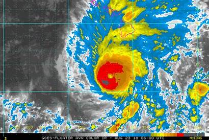 Hurricane Lane Hawaii Satellite Path Cyclone Bracing