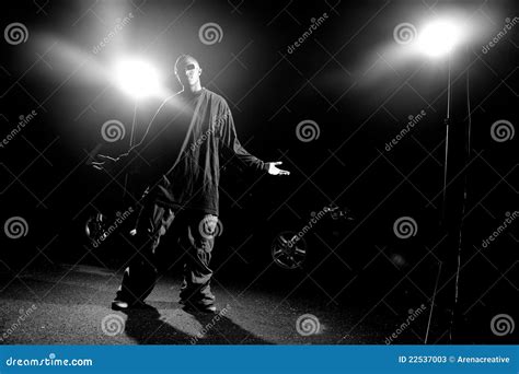 Cool Guy Wearing Baggy Clothes Stock Image Image Of Pants Black