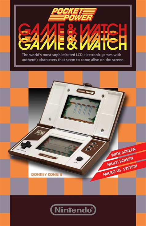 Game And Watch English Ad Poster 11 X 17 By Vgtabloidposters On
