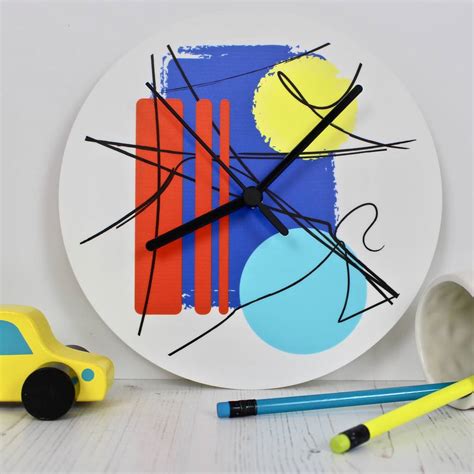 Abstract Design Wall Clock By Adam Regester Design