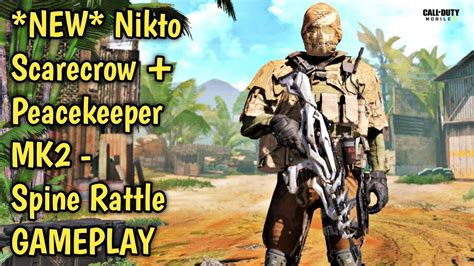 New Nikto Scarecrow Peacekeeper Mk2 Spine Rattle Gameplay 😍
