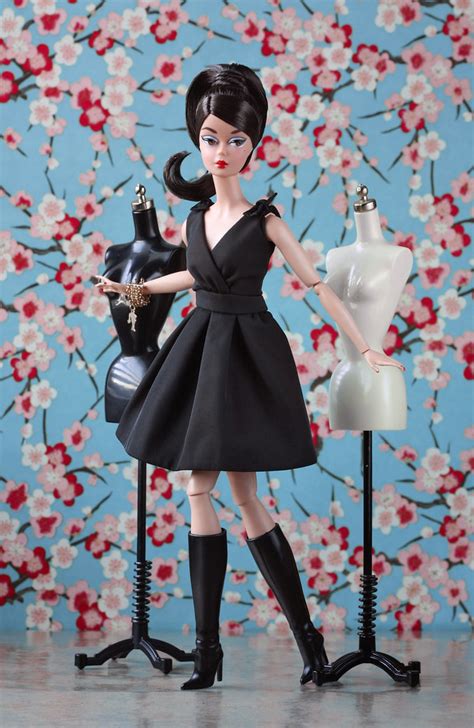 Timeless Barbie With Bfmc S Classic Black Dress Brunette B Flickr