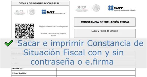 Constancia De Situación Fiscal Sin Contraseña【guía 2024】