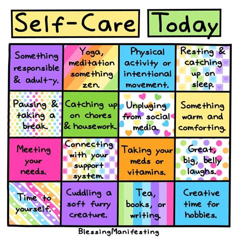 Self Care Is Not One Size Fits All Self Love Rainbow
