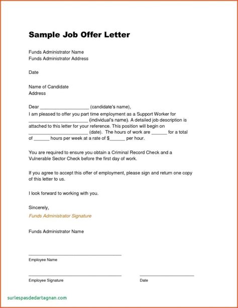 A loan request is written by a bank's customer or employee and addressed to the bank manager, human resource manager or direct employer. Printable Offer Of Employment Letter Template Canada Sample Employment Offer Letter Template Pdf ...