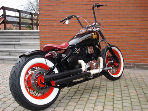 Cafe Racer Special Yamaha Dragstar 1100 Oldscool Bobber Build By Geert
