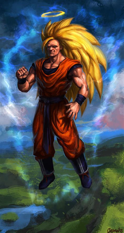 Goku Super Saiyan Level 3 By Thelateman On Deviantart