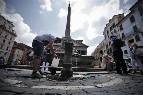 Romes Water Crisis Turns Political Wanted In Rome