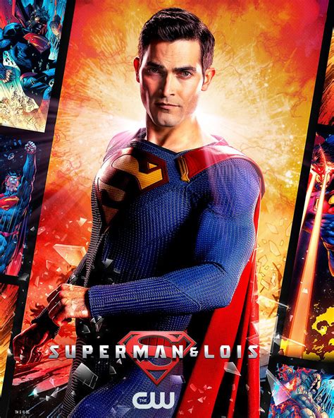 You will believe a cw show can fly!! Tyler Hoechlin's Superman in New Superman & Lois Promo Art ...