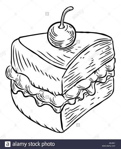 Cake Cartoon Drawing At Getdrawings Free Download