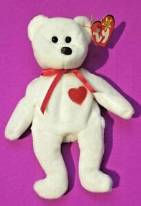 Collectible 1994 TY BEANIE BABY Valentino Bear W Multiple Errors