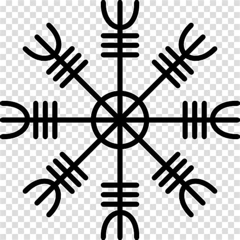 Vegvísir Viking Old Norse Norsemen Tattoo Symbol Transparent