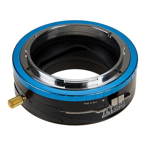 fotodiox pro tlt rokr tilt shift lens mount adapter compatible with canon fd and fl lenses to
