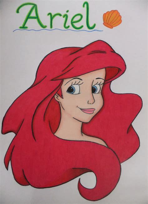 Ariel Drawing By Chloesmith8 On Deviantart