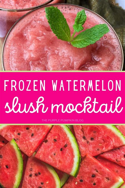 Frozen Watermelon Slush Mocktail Or Spike It With Booze