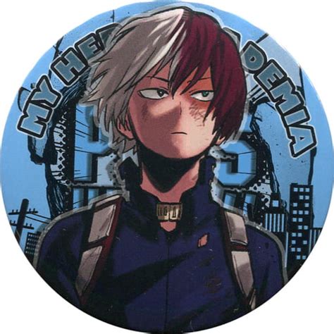 Badge Pins Shoto Todoroki Front My Hero Academia Collection Metal
