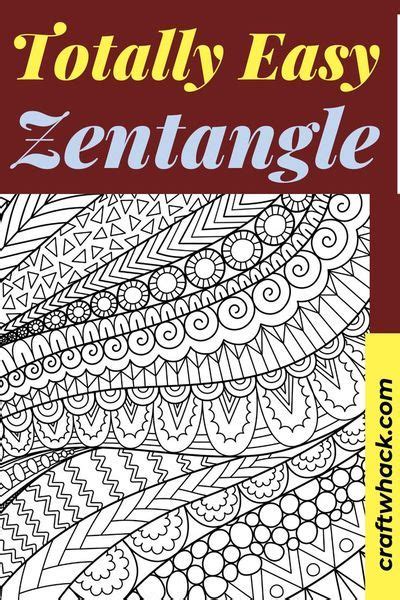 Totally Easy Zentangle With A Simple Step By Step Guide Year Artofit