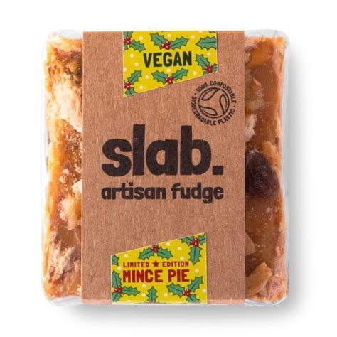 Mince Pie Fudge Slab Vegan Ltd Edition Slab Artisan Fudge