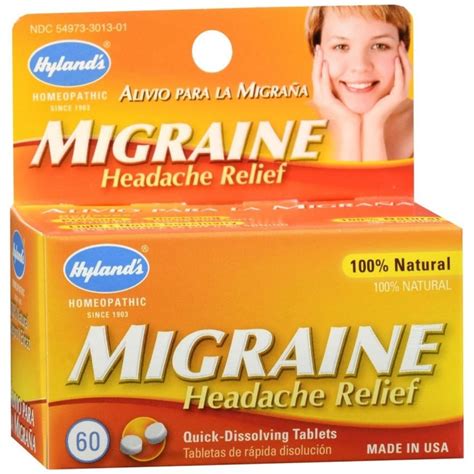 Hylands Migraine Headache Relief Tablets Medcare Wholesale Company