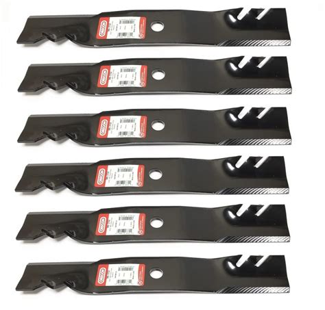 Set Of 6 Gator 3 In 1 Mulching Blades Compatible With John Deere