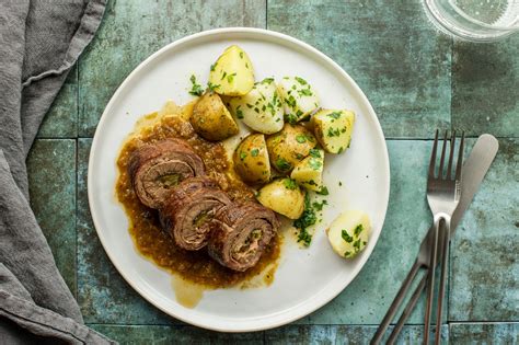 German Beef Rouladen Hausfrauenart Recipe