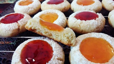 See more ideas about jam cookies, desserts, food. Austrian Christmas Cookie - Traditional Austrian Linzer Cookies & Jam Thumbprints ... : These ...