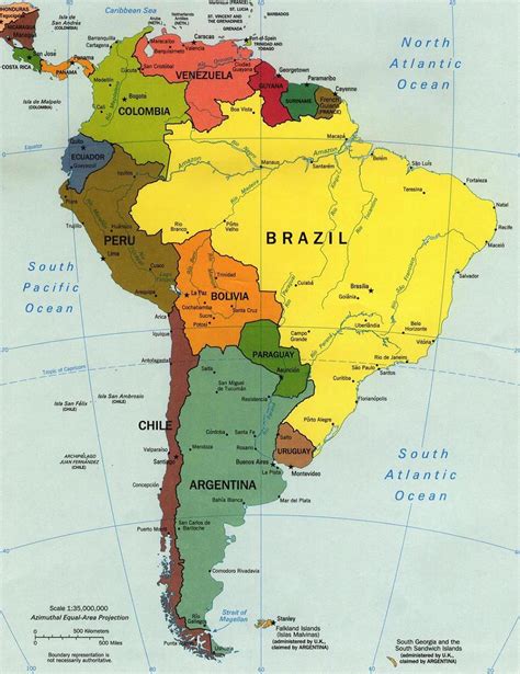 South America South America Travel Itinerary South America Map
