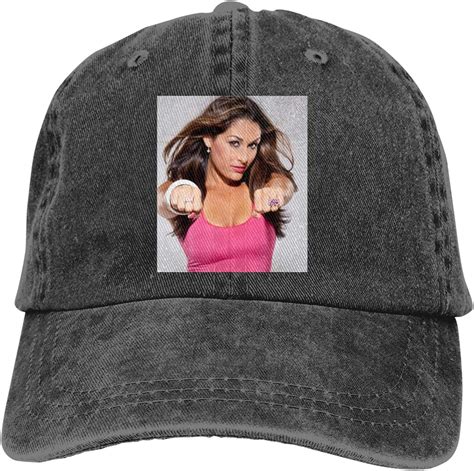 Nikki Bella Mens Athletic Baseball Cap Stretch Cap Adjustable Hat