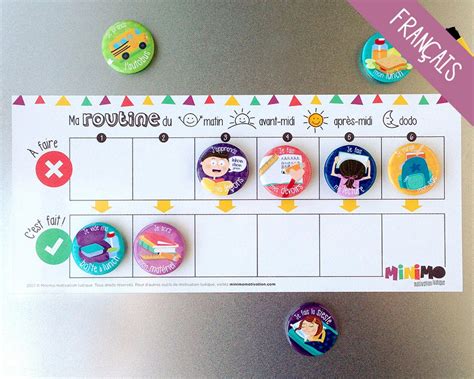 My Daily Routine Board Extension Routine Chart For Children Etsy