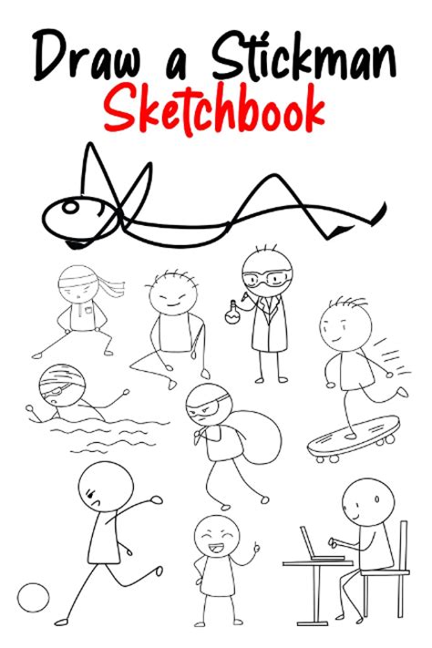 Buy Draw A Stickman Sketchbook Draw A Stickman Stickman Book