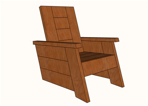 Diy 2x6 Deck Chair Plans A Sturdy Modern Design Famous Artisan