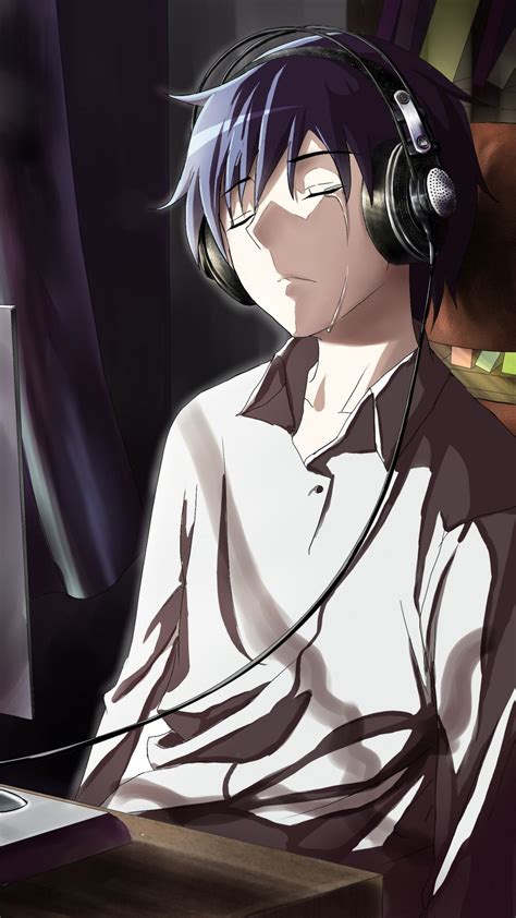Sad Anime Pfp Boy Sad Anime Boy Wallpaper By Vibesuchiha B6 Free On