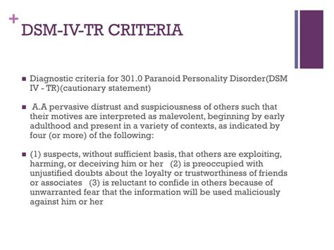 Ppt Paranoid Personality Disorder Powerpoint Presentation Free