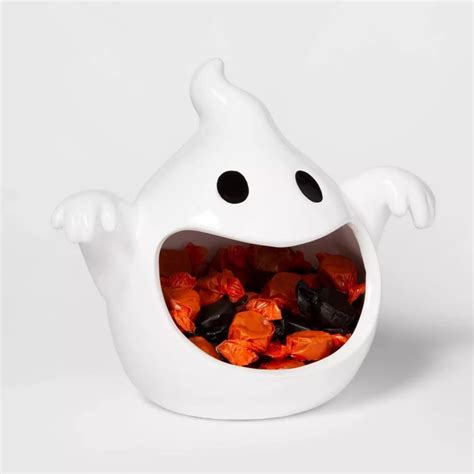 Halloween Ghost Ceramic Candy Bowl Best Halloween Decorations For