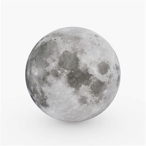 Earth Moon 3d Model Cgtrader