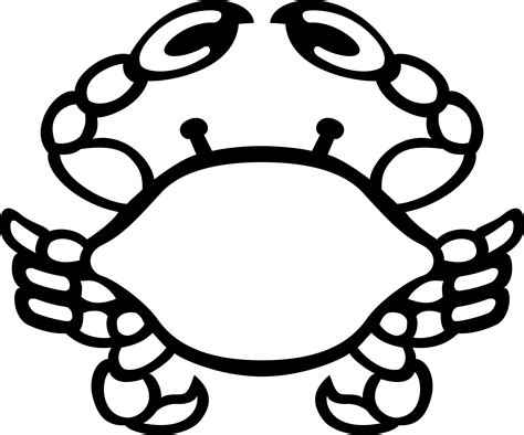 Free Crab Cliparts Outline Download Free Crab Cliparts Outline Png