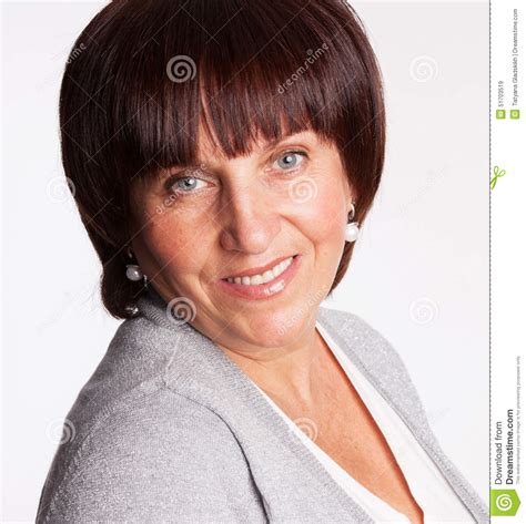 Smiling Mature Woman Stock Image Image Of Freshness 51703519