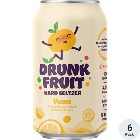 Drunk Fruit Yuzu Hard Seltzer Total Wine And More