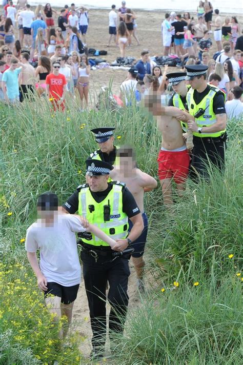 Shore Of Shame Rowdy Teens Force Families Off Sand With Drink Drugs Sex And Violence At Troon