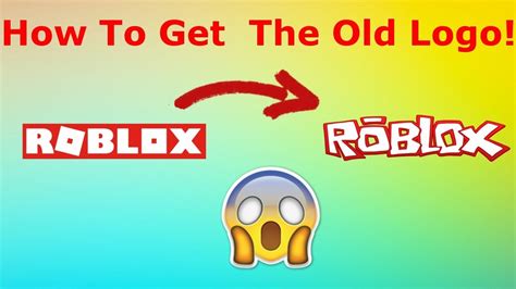 How To Get The Old Roblox Logo 300 Subscriber Voice Reveal Youtube