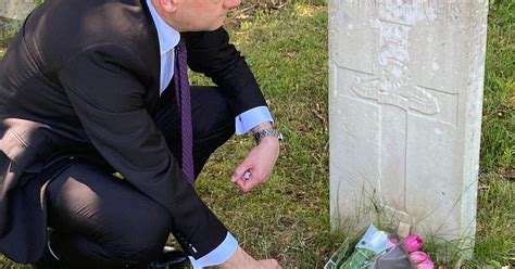 Torfaen Mp Joins War Graves Week Commemoration Nick Thomas Symonds For Torfaen