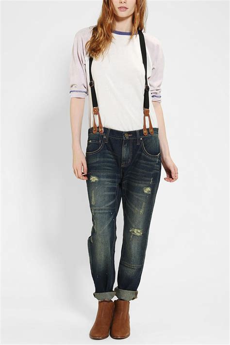 Bdg Slim Slouch Suspender Jean Suspender Jeans Suspenders For Women