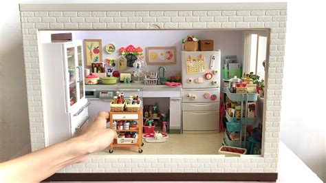 Toy Miniatures Dollhouse Therapy Re Ment Mini Kitchen Puppenhaus