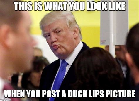 Duck Lips Meme Funny
